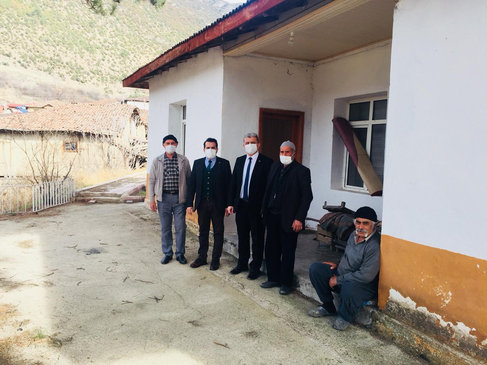 Birlik Müdürü Mustafa ÖRGÜT Çiğdemlik Köyünde İncelemelerde Bulundu